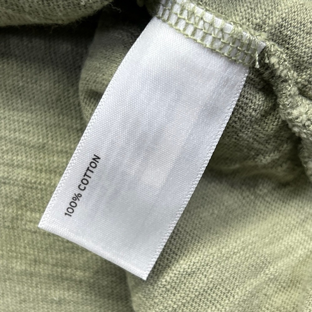 Duluth Trading Co Longsleeve Shirt Womens M Green Split Neck Slow With The Flow - Picture 10 of 15